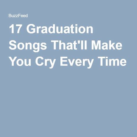 sad songs about graduation|More.